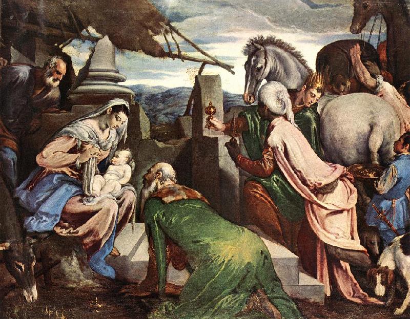 BASSANO, Jacopo The Three Magi ww oil painting image